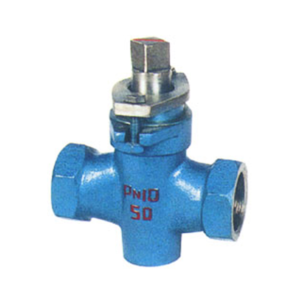 X13W二通不锈钢内螺纹旋塞阀