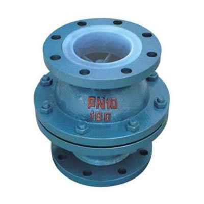 H40F46衬氟浮球式止回阀