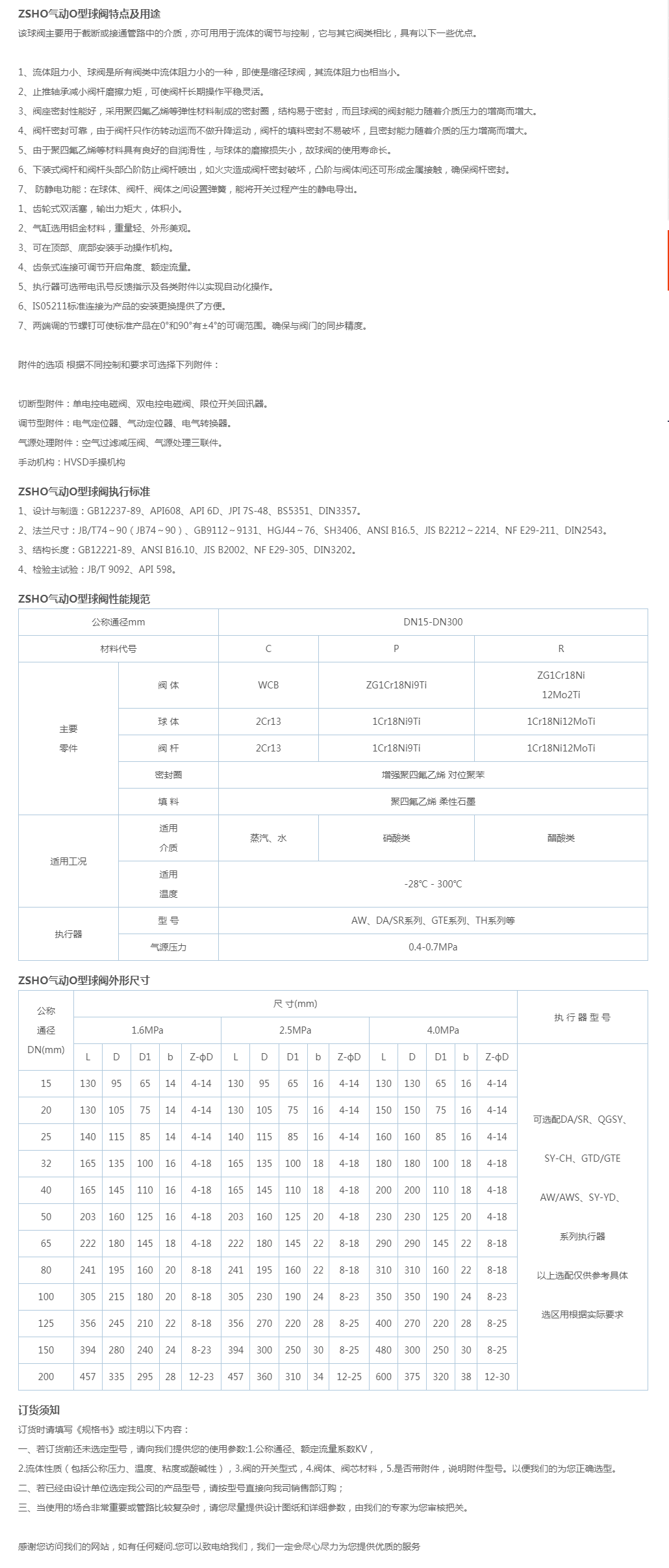 ZSHO气动O型球阀
